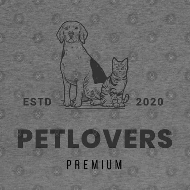 Cats Dogs Retro Petlovers Premium Brand Estd Established in 2020 by ActivLife